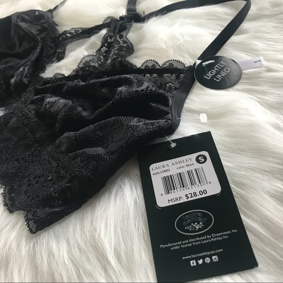 🍒 SOLD 🍒 LAURA ASHLEY® Bralette ◄ - Picture 3 of 4